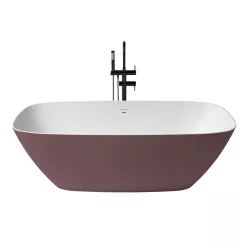 Arenal szabadonálló kád_72x170_Rosa Metallic/Blanco Mate