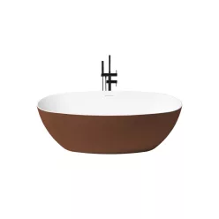 Como szabadonálló kád_80x170_Cobre Metallic/Blanco Brillo