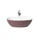 Como szabadonálló kád_80x170_Rosa Metallic/Blanco Brillo
