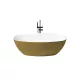 Como szabadonálló kád_80x170_Oro Metallic/Blanco Mate