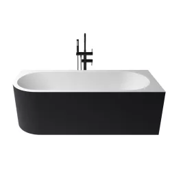 Corner jobbos kád_70x170_Negro/Blanco Mate