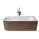 Corner jobbos kád_70x170_Cobre Metallic/Blanco Mate