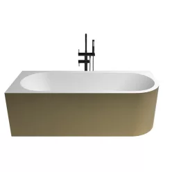 Corner balos kád_70x170_Oro Metallic/Blanco Mate