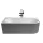 Corner balos kád_70x170_Plata Metallic/Blanco Mate