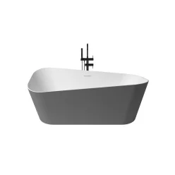  Sottovento szabadonálló kád_75x170_Plata Metallic/Blanco Mate