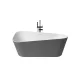 Sottovento szabadonálló kád_75x170_Plata Metallic/Blanco Mate