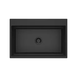 Magnetic gránit mosogató_metál grafit