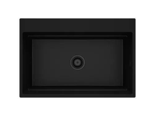 Magnetic pult alá ültethető gránit mosogató_nero