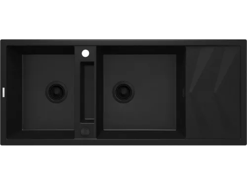 Magnetic gránit mosogató_nero_2 medence+csepegtető