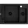Magnetic gránit mosogató_1,5 medence, fekete