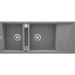   Magnetic gránit mosogató_metálszürke_2 medence+csepegtető