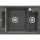 Magnetic gránit mosogató_1,5 medence, metál antracit
