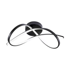   Zuma Line PAUL 19602C-BK Plafonlámpa 1x30W/LED 3000K|4000K|6000K 1450lm IP20