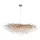 ZUMA LINE 2031-11 ICICLE Glamour Függesztett Lámpa Antik Arany, Átlátszó G9 IP20