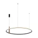 Zuma Line CLAUD 22808-WOOD Függőlámpa 1x42W/LED 3000K|4000K|6000K 1750lm IP20