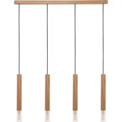 Zuma Line MADERA 8620403 Függőlámpa 4x28W/G9 IP20