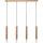Zuma Line MADERA 8620403 Függőlámpa 4x28W/G9 IP20