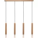 Zuma Line MADERA 8620403 Függőlámpa 4x28W/G9 IP20