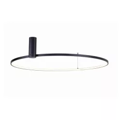   Zuma Line HORIK 89429-90BK Plafonlámpa 1x40W/LED 3000K|4000K|6000K 4400lm IP20