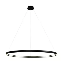 függesztett lámpa fekete színű vázzal és fém testtel beltéri használatra zumaline-pl210503-1200bk - moretti.hu