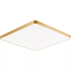   ZUMA LINE CL12100007-GD SIERRA Négyzetes Mennyezeti Lámpa Csiszolt Arany LED IP20