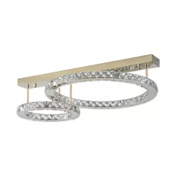   Zuma Line GIRONA MX3713-2-3GT Fali lámpa 1x36W/LED 3000K 4200lm IP20
