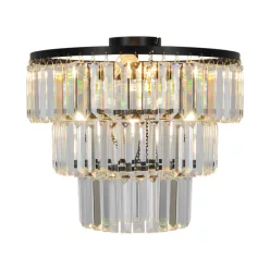 Zuma Line TIFANNY P17127-4-BK Plafonlámpa 4x40W/E14 IP20