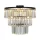 Zuma Line TIFANNY P17127-4-BK Plafonlámpa 4x40W/E14 IP20