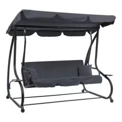Pegi kerti hintaágy szürke