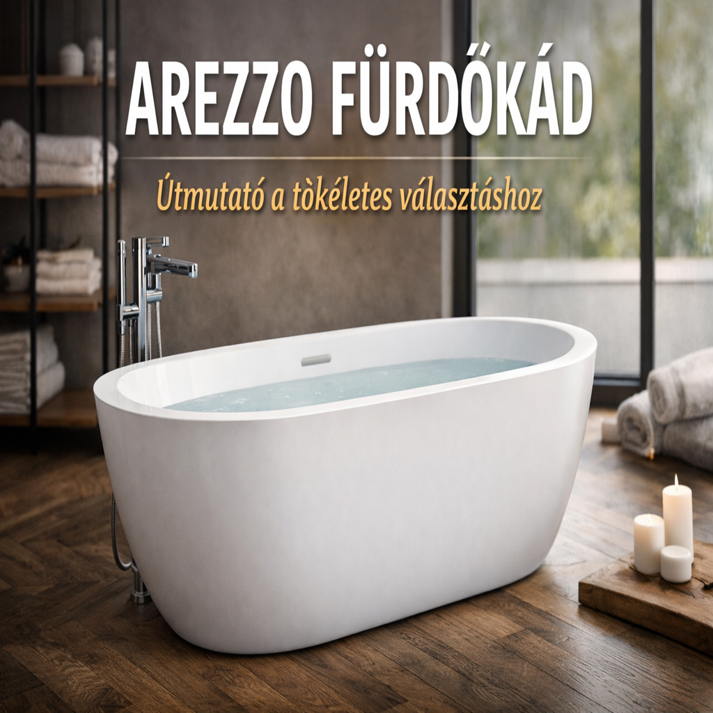 Arezzo fürdőkád – melyik modell a legjobb választás?