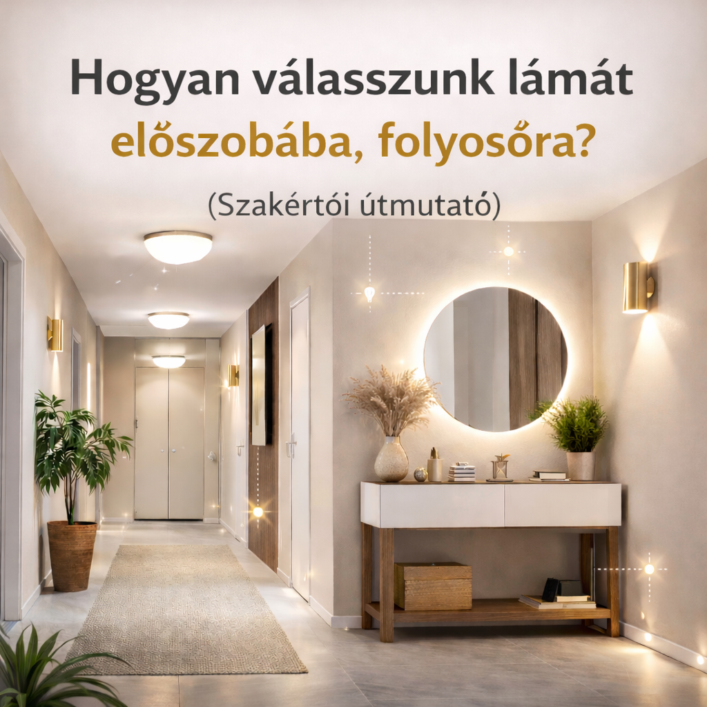Hogyan válasszunk lámpát-előszobába és folyosóra? Lámpaválasztási útmutató