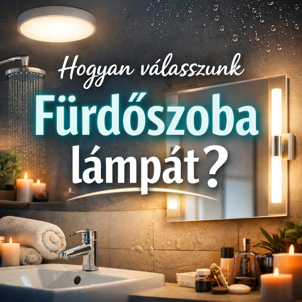 Hogyan válasszunk fürdőszoba lámpát? (Tippek-tanácsok)