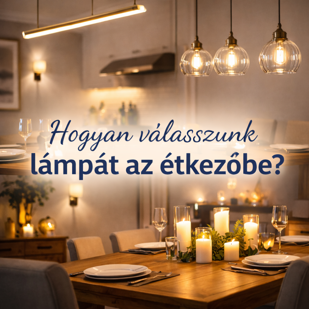 Hogyan válassz lámpát étkezőbe? Útmutató