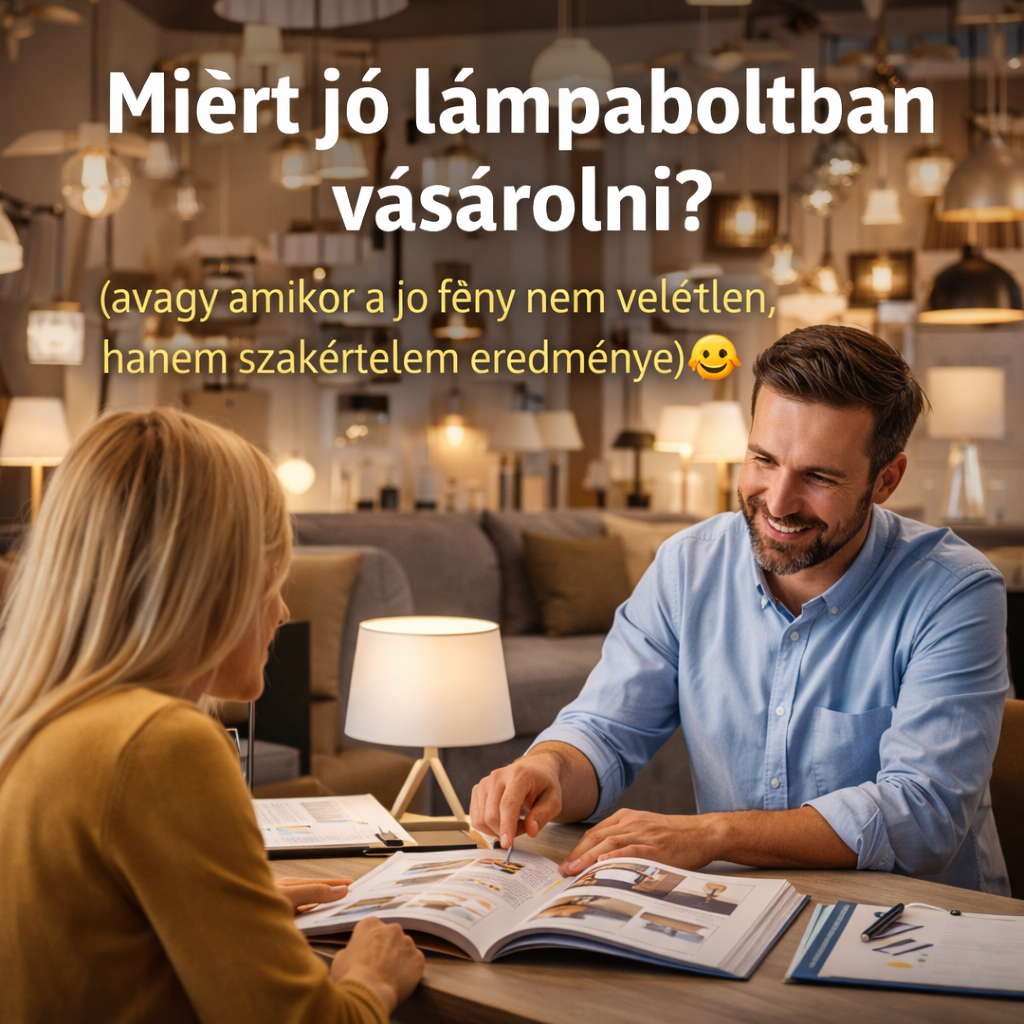 Miért jó lámpaboltban vásárolni – és hol találsz ilyet Budapesten?