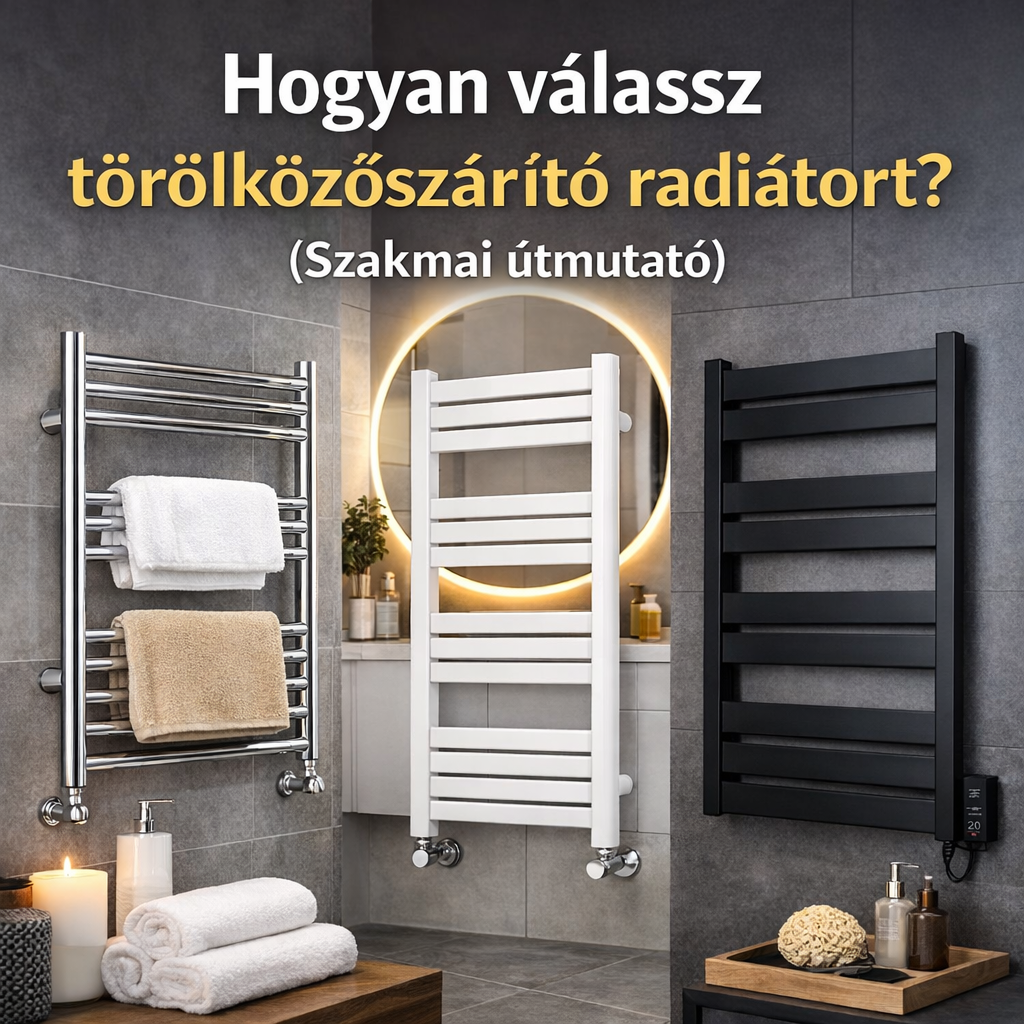 Hogyan válasszunk törölközőszárító radiátort? – Teljes útmutató a tökéletes választáshoz